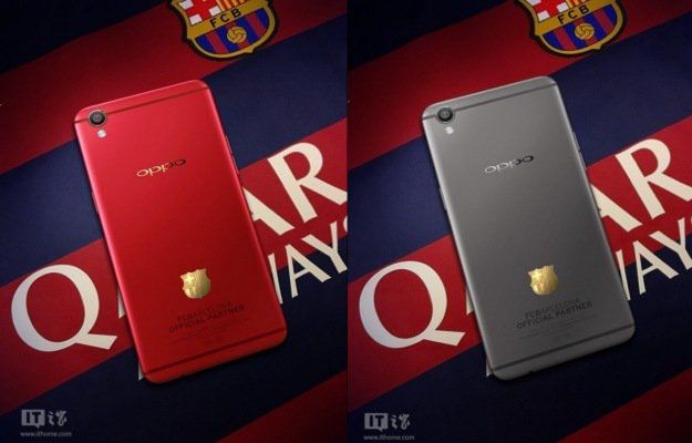 Oppo F1 Plus w barwach FC Barcelona