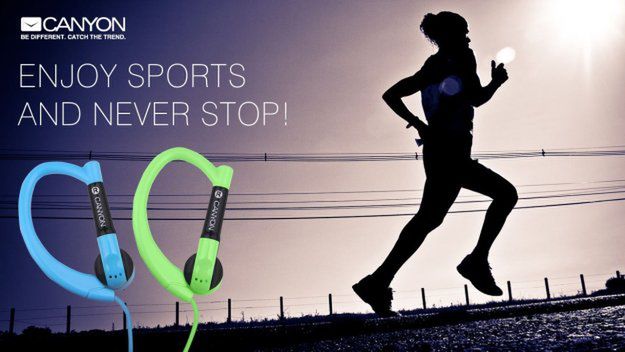 Słuchawki douszne Canyon dla aktywnych