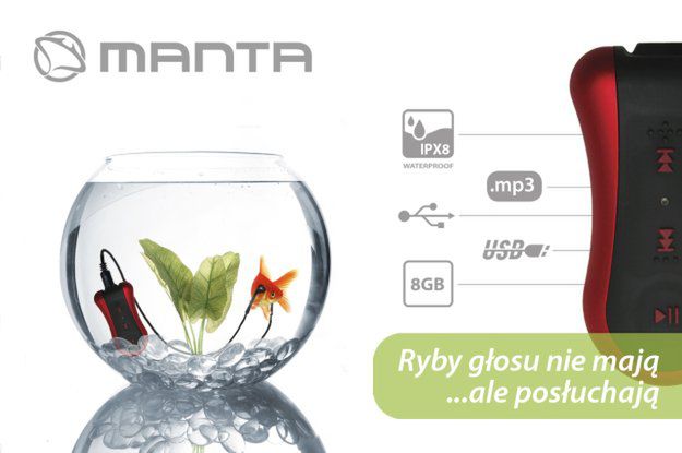 Wodoodporny odtwarzacz MP3 na lato