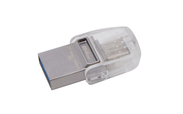 Dwustronny pendrive DataTraveler microDuo 3C