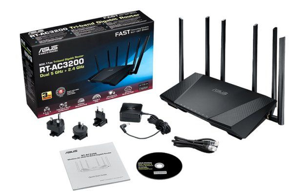 ASUS RT-AC3200 - Inteligentne, trzyzakresowe Wi-Fi