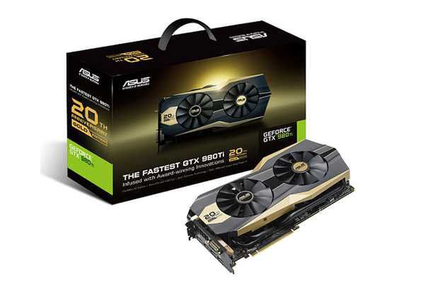 GTX 980 Ti w złotej edycji - na 20. rocznicę pierwszej karty ASUS-a