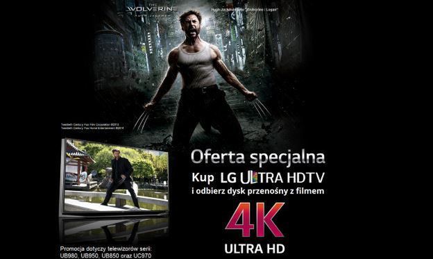 Film "Wolverine" 4K do telewizorów LG