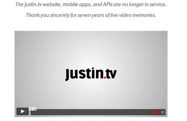 Justin.tv - koniec platformy dla streamerów