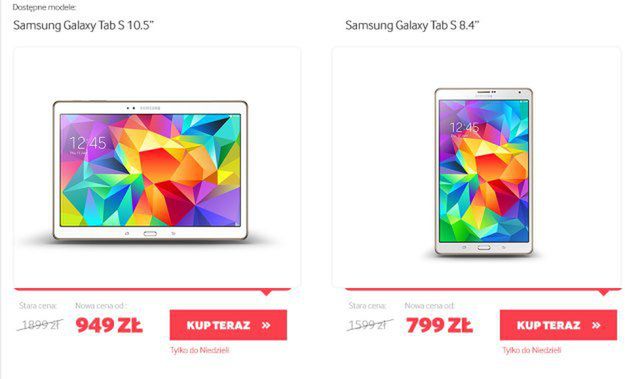 Promocja GALAXY Tab S
