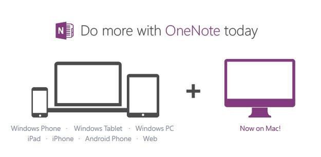 OneNote debiutuje dla systemu MacOS