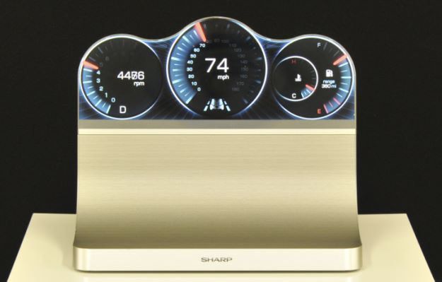 LCD - Free form display od marki Sharp