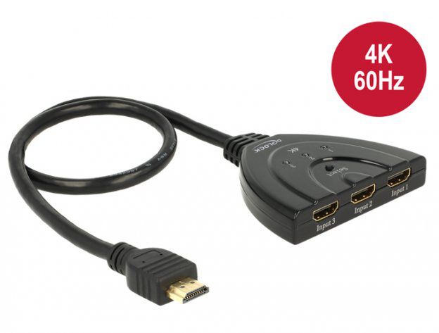 Przełącznik Delock HDMI UHD