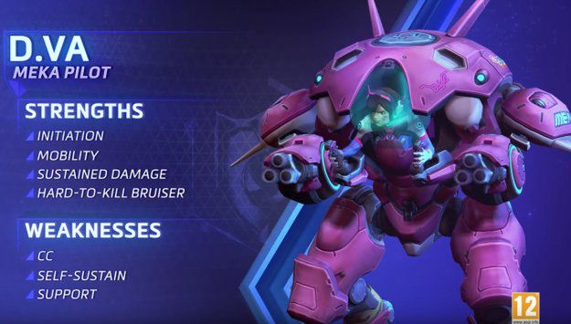 D.Va w Heroes of the Storm