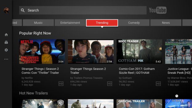 Aktualizacja aplikacji YouTube na SHIELD Android TV