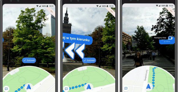 Rzeczywistość rozszerzona dla piechurów