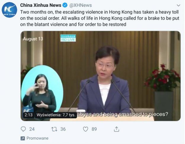 Twitter i Facebook zawiesiły chińskie konta