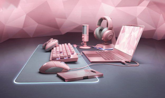 Akcesoria Razera w różowej wersji