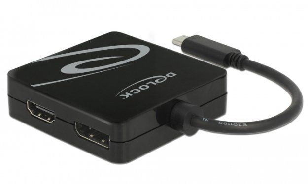 Adapter USB Typ-C do obsługi wielu wyjść wideo
