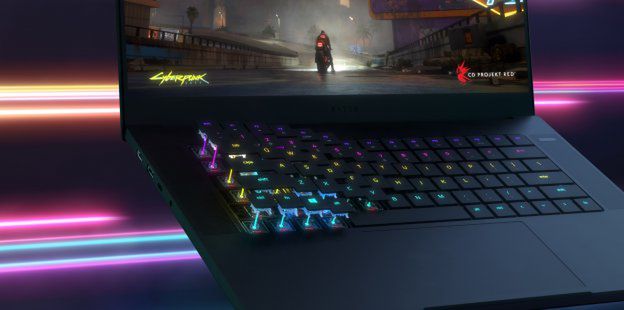 Razer zaprezentował laptop z klawiaturą optyczną