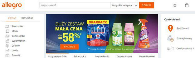 Allegro zaprasza do szukania luk