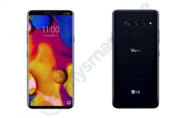 LG V40 ThinQ na pierwszym renderze