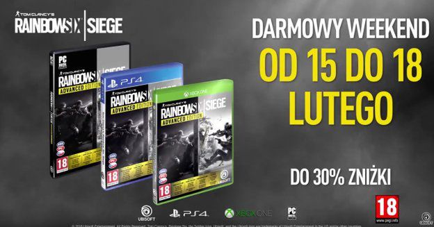 Darmowy Weekend z Rainbow Six Siege