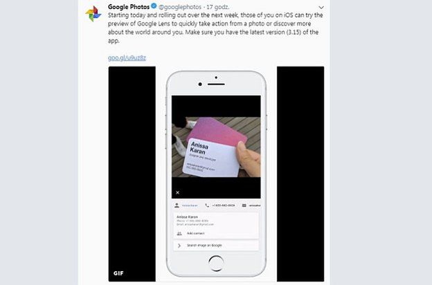 Google Lens także na iOS