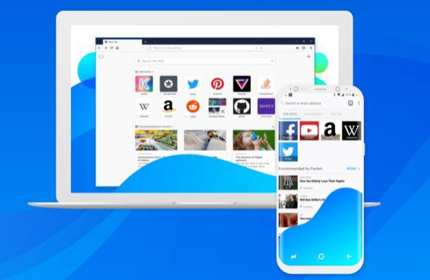 Przeglądarka Firefox z anonimowym trybem pracy