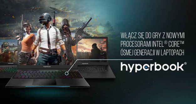 Laptopy Hyperbook z procesorami Intel Coffee Lake