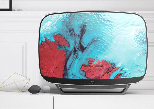 Oryginalny telewizor w stylu retro