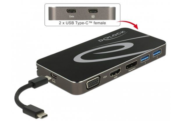 Stacja dokująca na USB z trzema interfejsami video