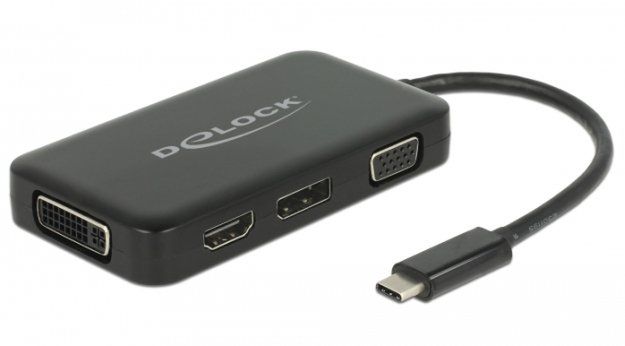 Adapter o czterech różnych wyjściach wideo