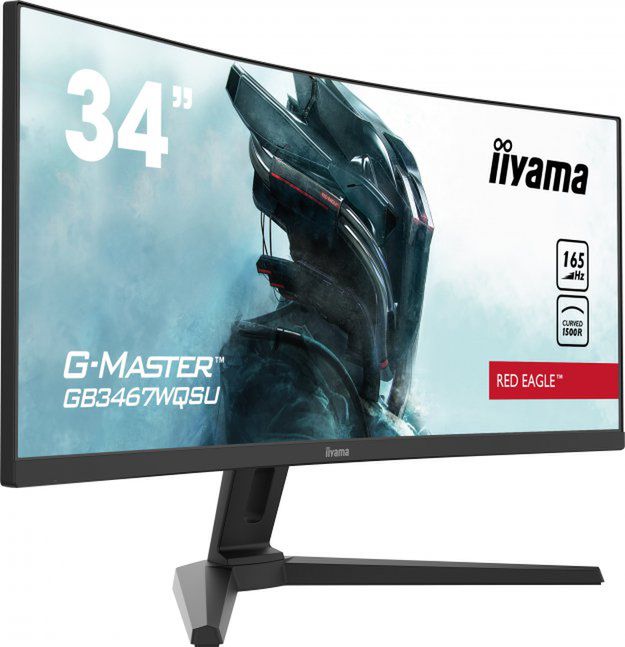 iiyama G-Master GB3467WQSU-B1 Red Eagle: nowy zakrzywiony monitor ultrapanoramiczny