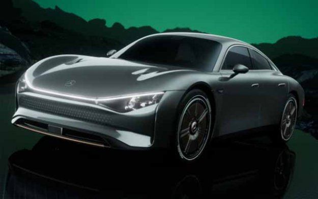 Elektryczny mercedes pojedzie dalej