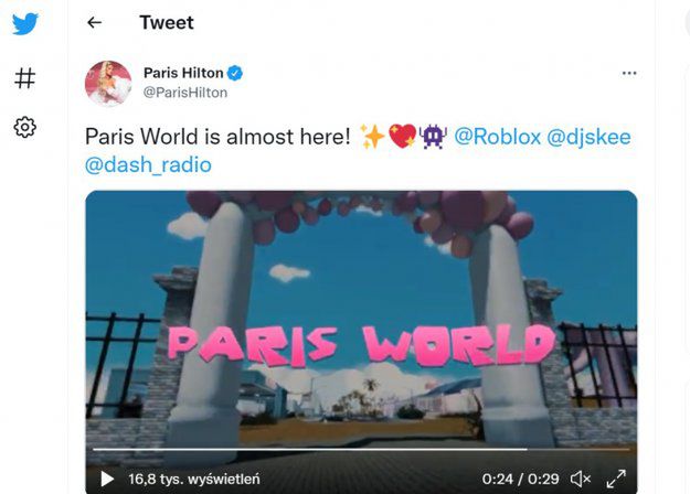 Paris Hilton w metawersum. Na Sylwestra.