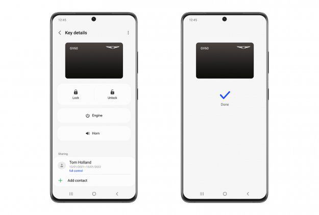 Telefon Samsunga jako kluczyk do samochodu