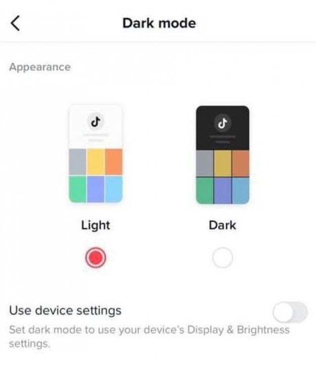 Na TikToku testowany jest tryb ciemnego tła