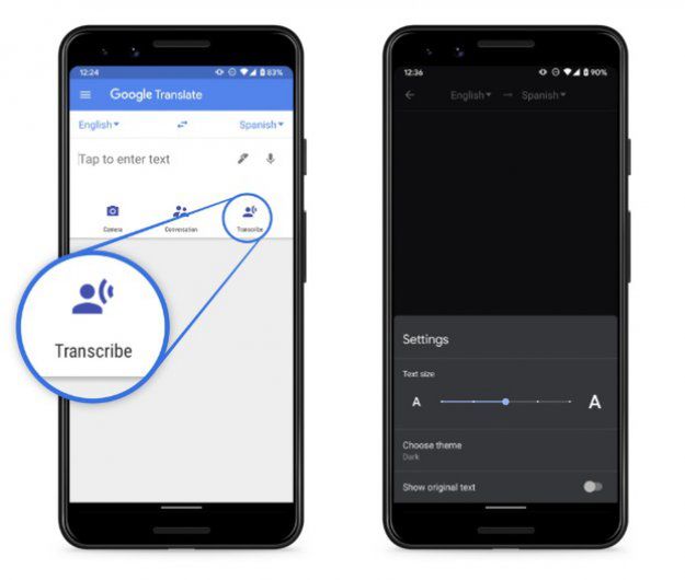 Tłumacz Google będzie transkrybował mowę w czasie rzeczywistym