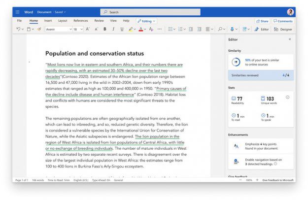 Edytor Microsoftu uchroni przed plagiatem