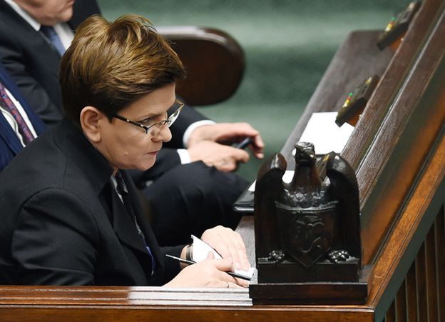 Zagraniczne agencje prasowe o expose Beaty Szydło