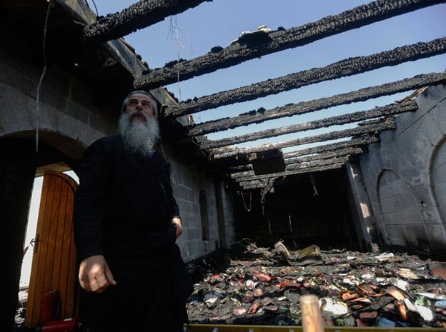 Izraelska policja aresztowała podejrzanych o podpalenie kościoła