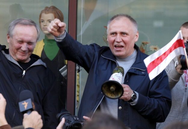 Pikieta na rzecz wolnych wyborów na Białorusi