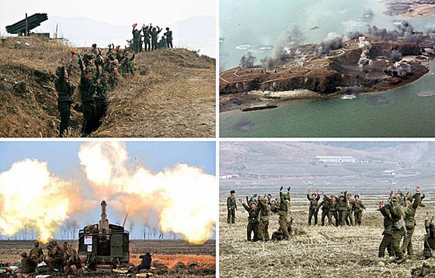 Armia Korei Północnej pod okiem przywódcy ćwiczyła atak wojsk na wyspę