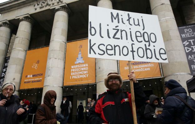 Pod hasłem "Polska przeciwko rasizmowi i przemocy" manifestowano w Warszawie