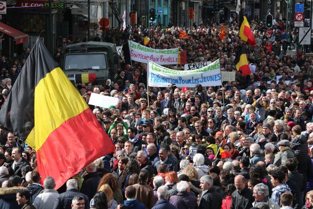 W Brukseli odbył się "Marsz przeciw terrorowi i nienawiści"