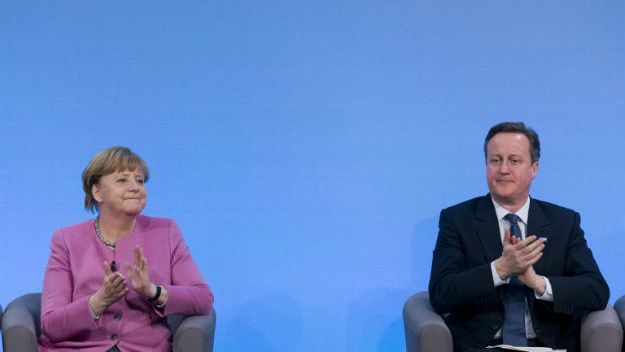 Angela Merkel i David Cameron