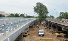 Pierwsza nitka nowej Estakady Katowickiej w Poznaniu będzie gotowa przed terminem