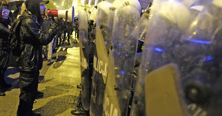 Incydent na "czarnym proteście". Anarchiści: to policja nas zaatakowała