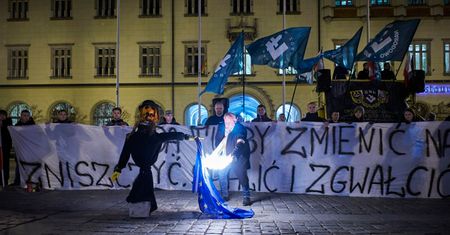 Skazano go na 10 miesięcy za spalenie kukły Żyda. Prokurator uważa, że kara jest zbyt wysoka