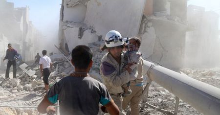 Ataki z użyciem bomb beczkowych w Syrii - śmierć, która spada z nieba