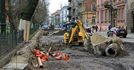 Remont za remontem, a krakowianie stoją w korkach