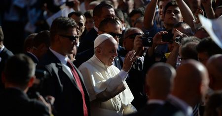 Papież Franciszek na wycieczce w okolicach miasta Rieti