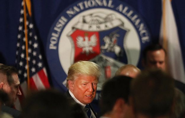 Donald Trump na spotkaniu z Polonią