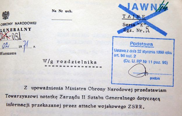 Dokumenty archiwalne dotyczące Grudnia&#8217;70, zaprezentowane przez Antoniego Macierewicza